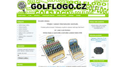 Desktop Screenshot of golflogo.cz