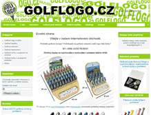 Tablet Screenshot of golflogo.cz